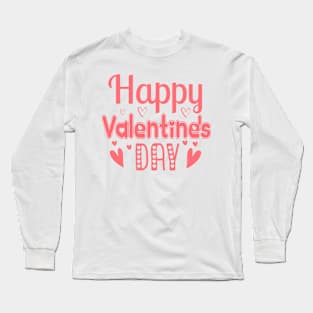 happy valentines day t-shirt Long Sleeve T-Shirt